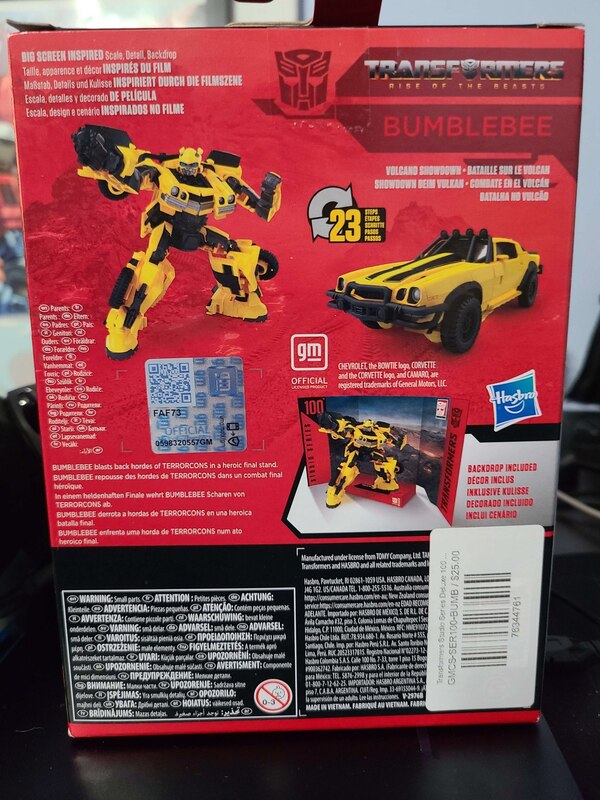 Package Image Of Transformers Rise Of The Beasts SS 100 Bumblebee Toy  (2 of 2)